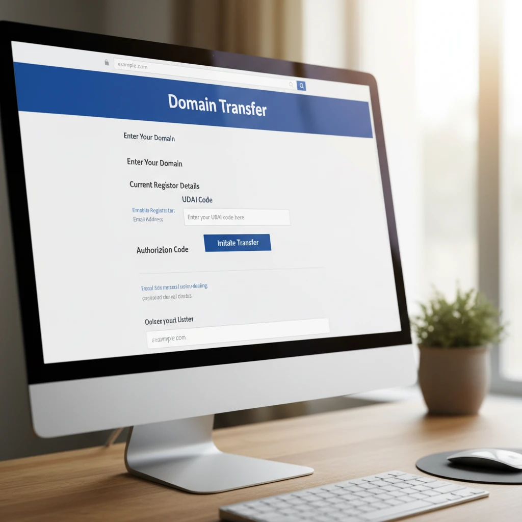 Entering UDAI code for NZ domain transfer