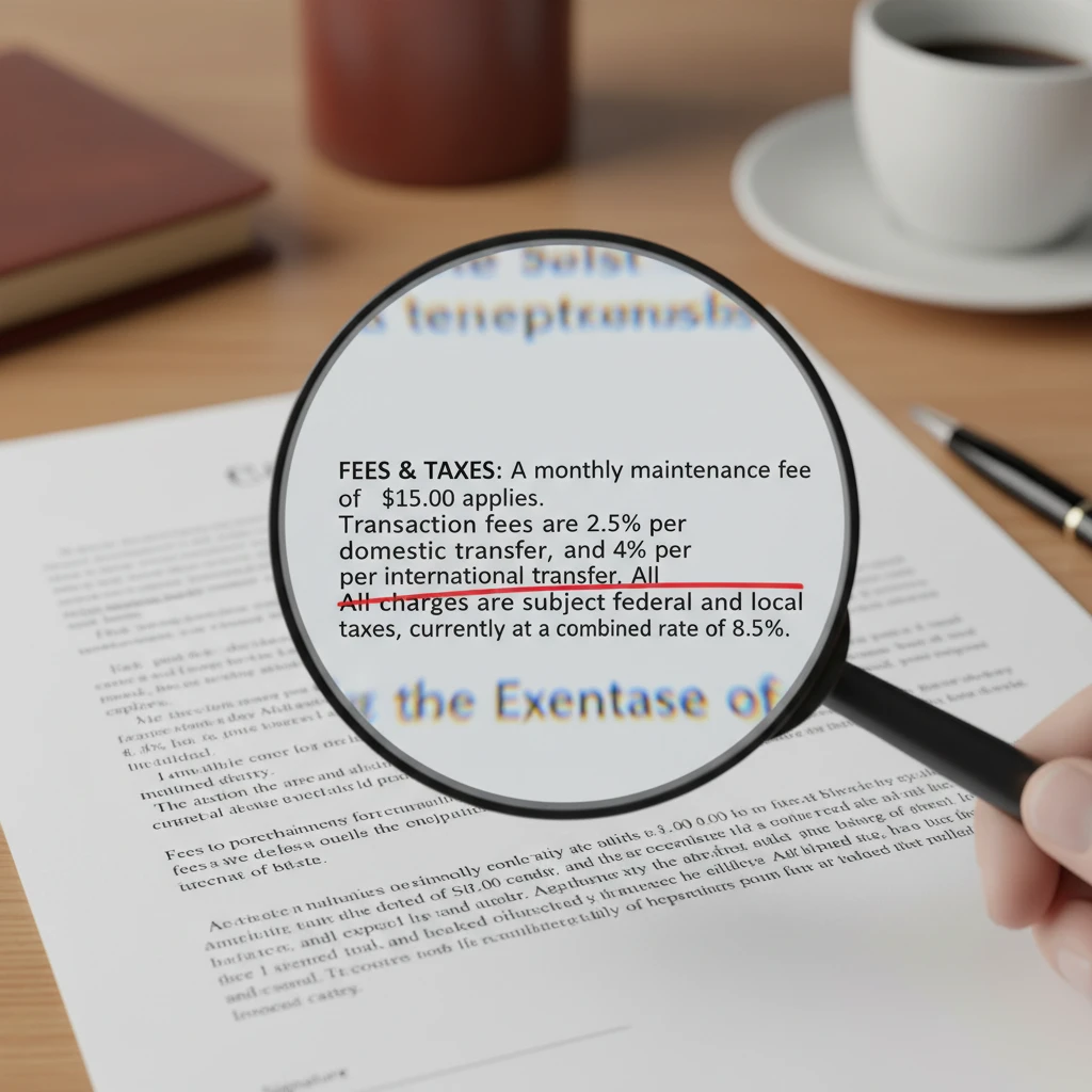 Analyzing hidden costs in financial transactions