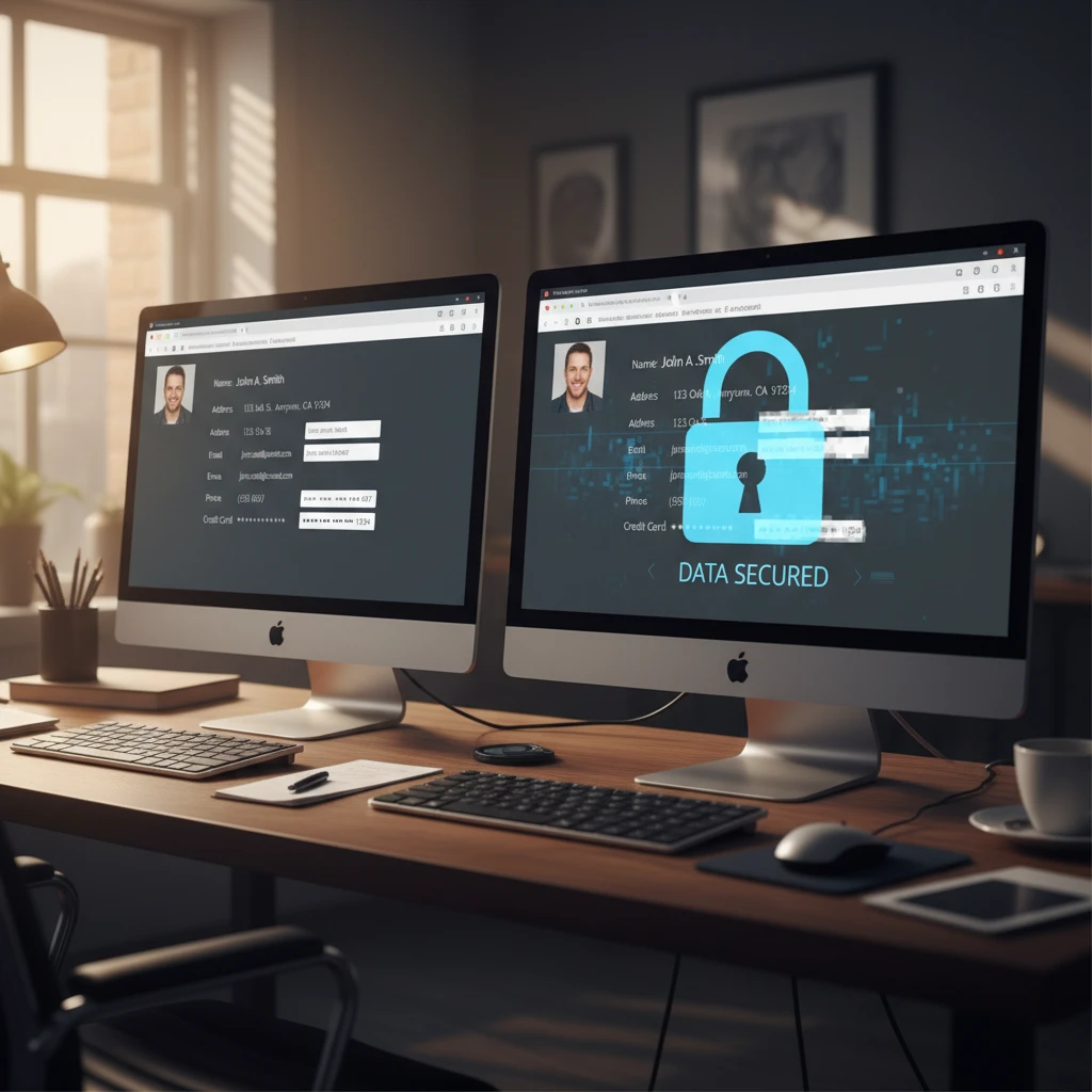 Comparison of public vs private WHOIS data