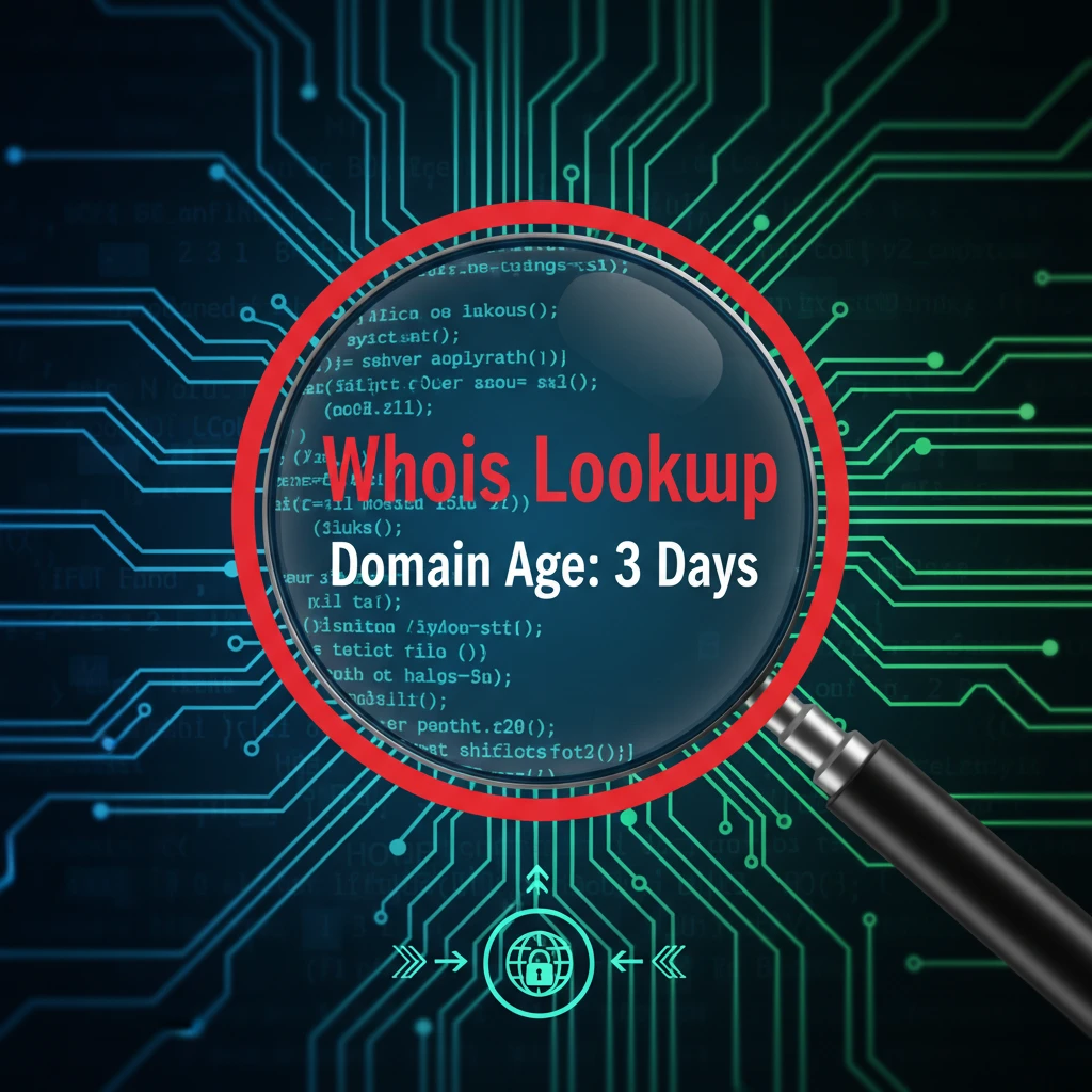 Checking domain age to spot scams