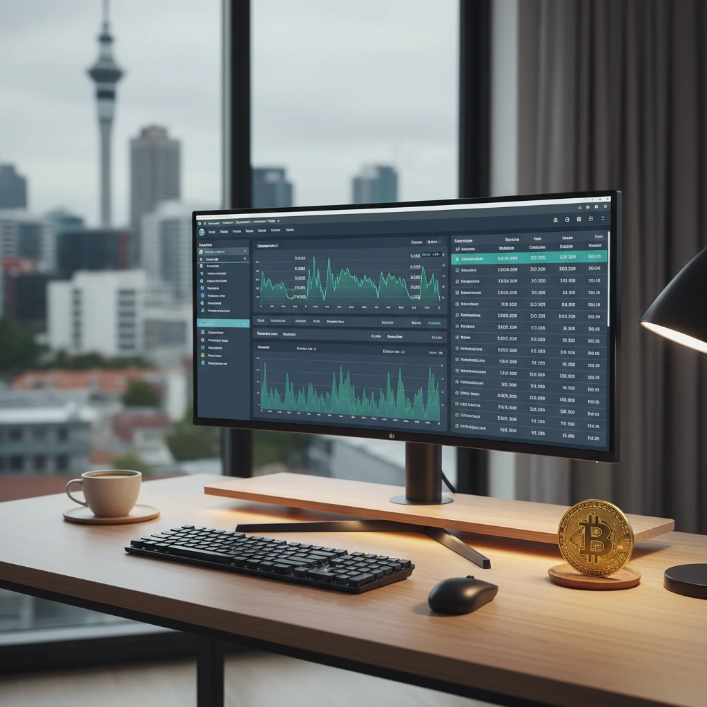 Workspace setup for selling domains for bitcoin in New Zealand