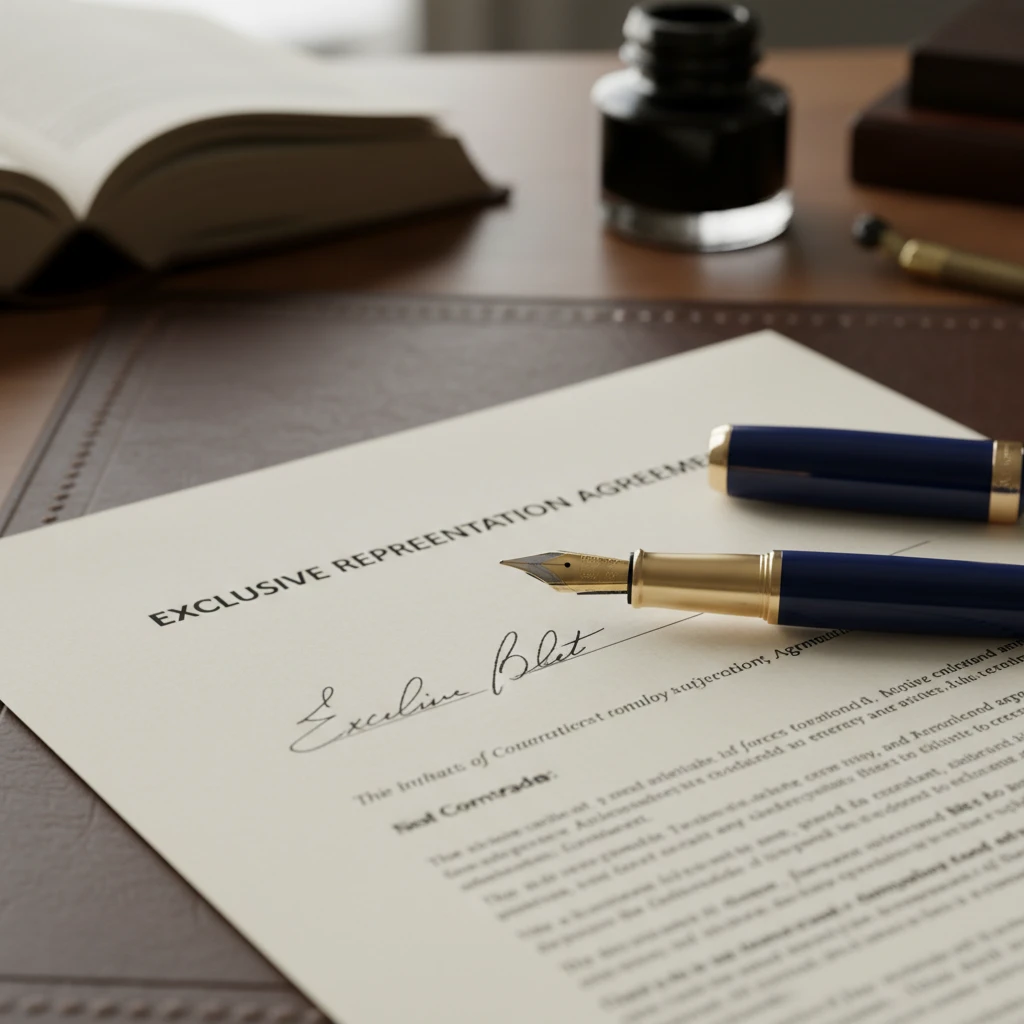 Signing a domain broker contract