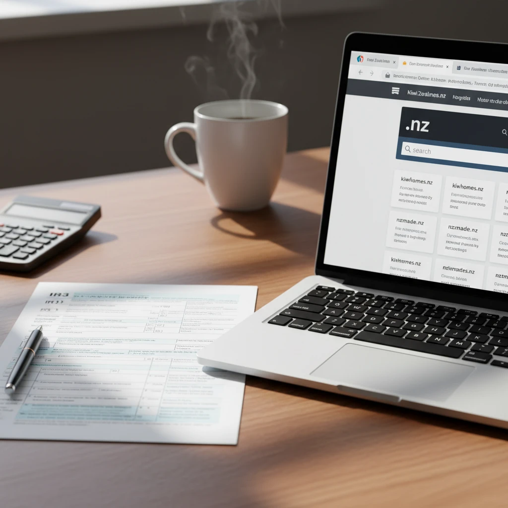 New Zealand tax documents and domain marketplace analysis