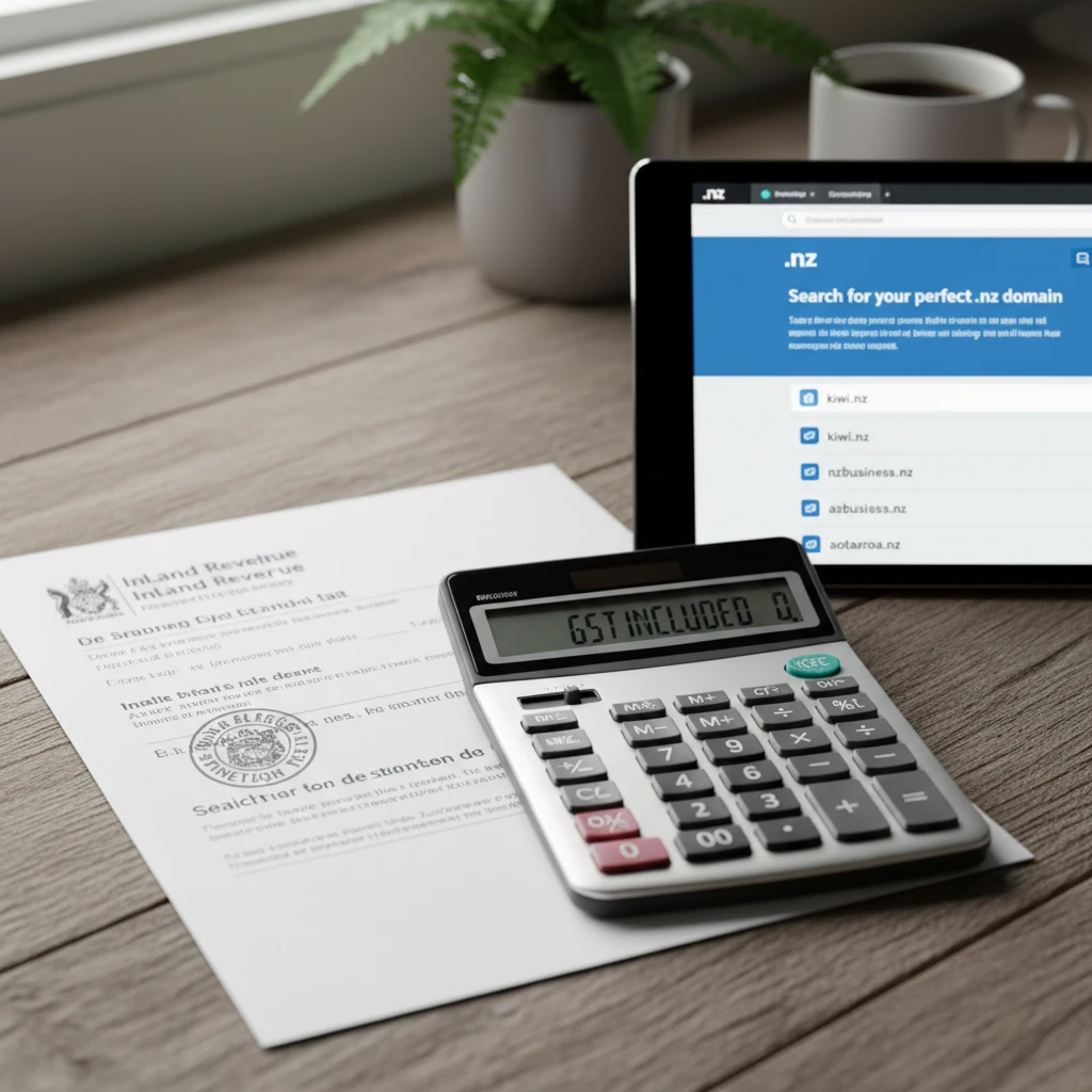 New Zealand Tax Documents and Domain Registry Interface