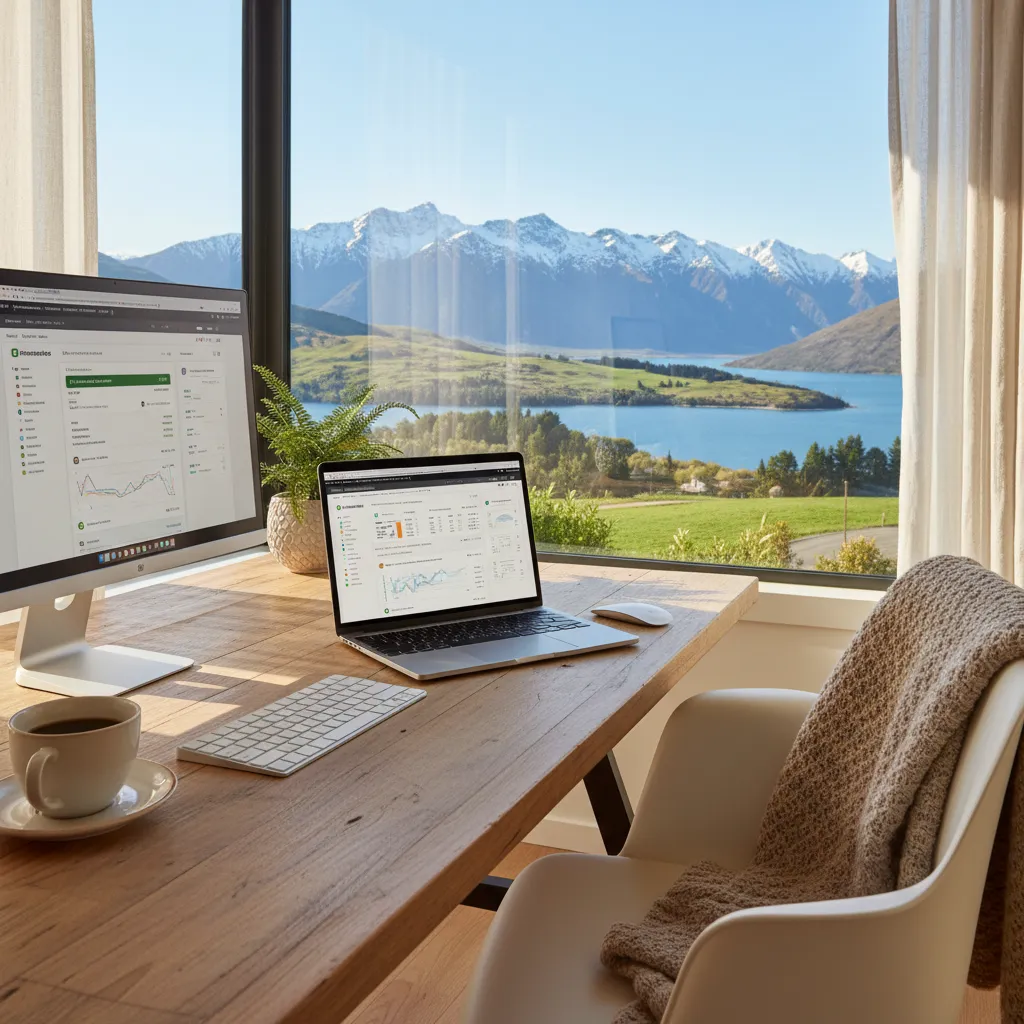 NZ Domain Trading Workspace with Tax Documents