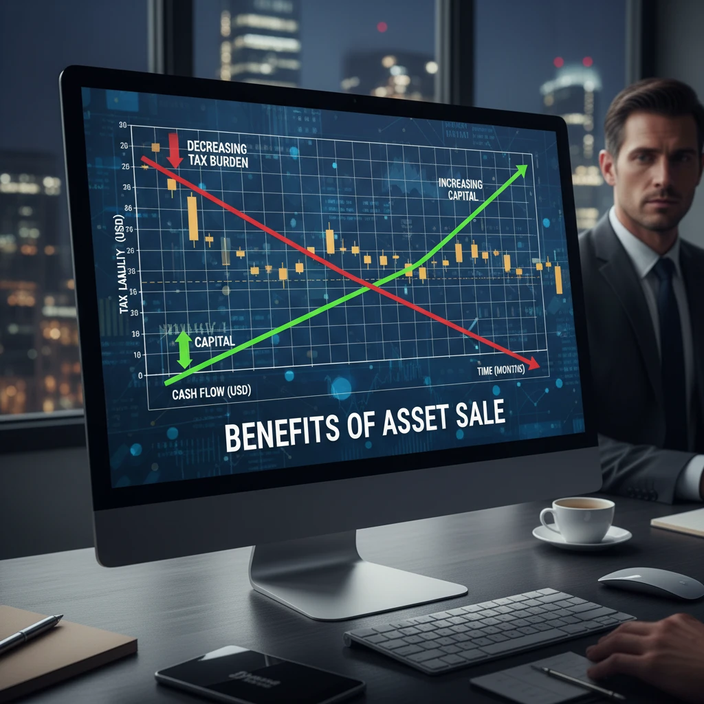Financial benefits of selling business assets for tax losses