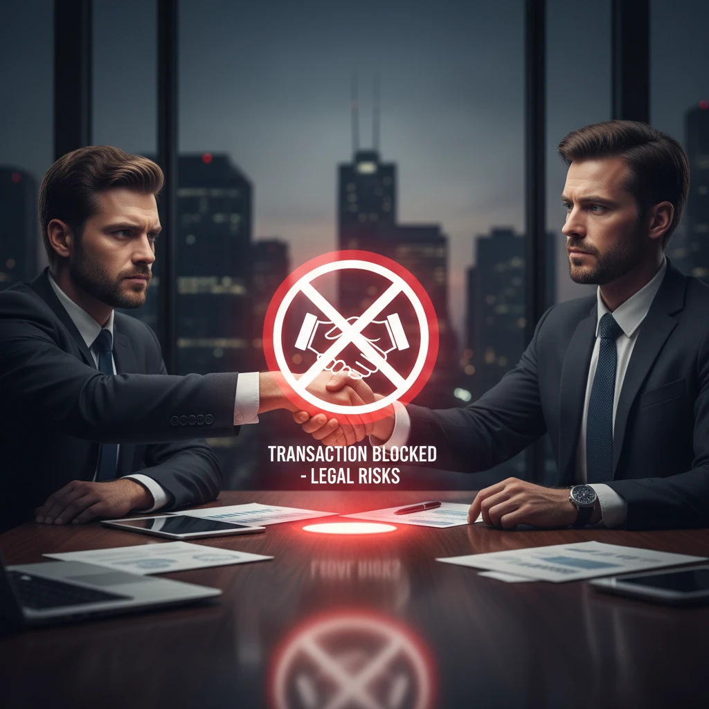 Blocked Transaction Due to Legal Risks