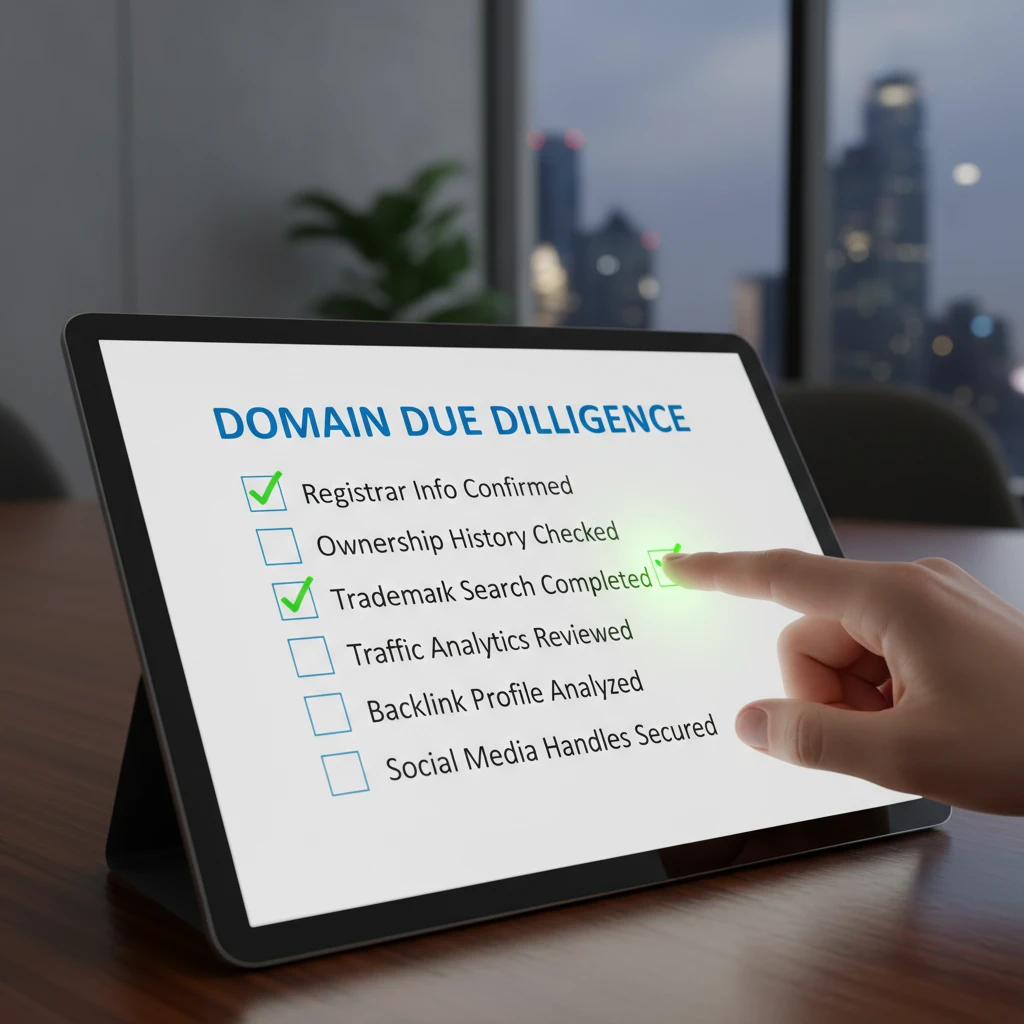 Domain Due Diligence Checklist
