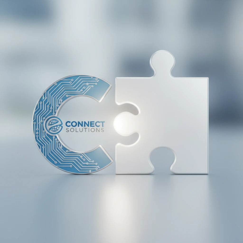 White label partnership puzzle concept