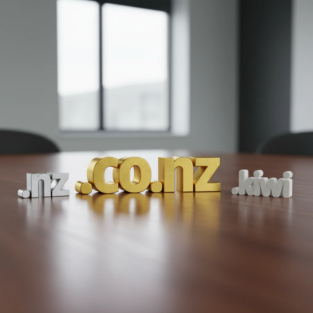 Comparison of New Zealand domain extensions