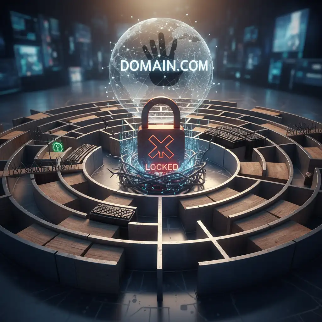 Concept of domain blocking and cybersquatting