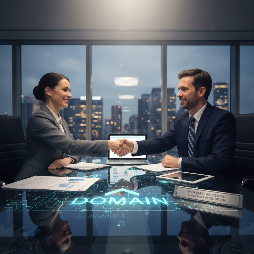 Successful corporate domain negotiation