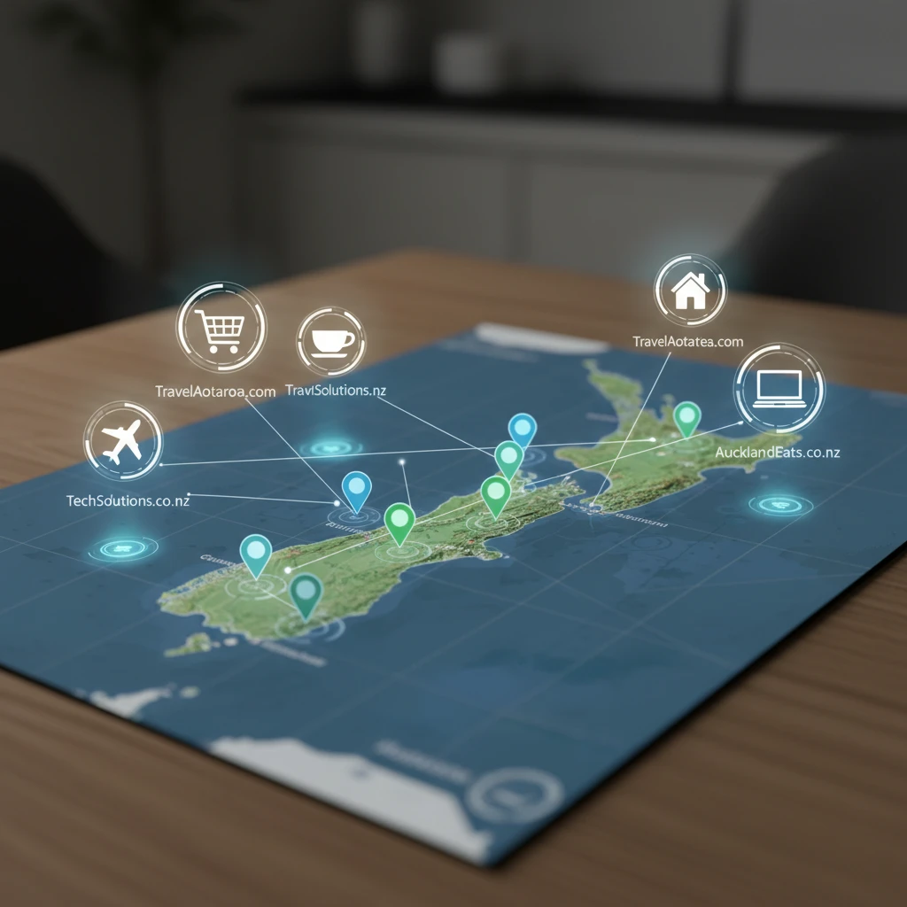 New Zealand Geo-Domain Strategy Map