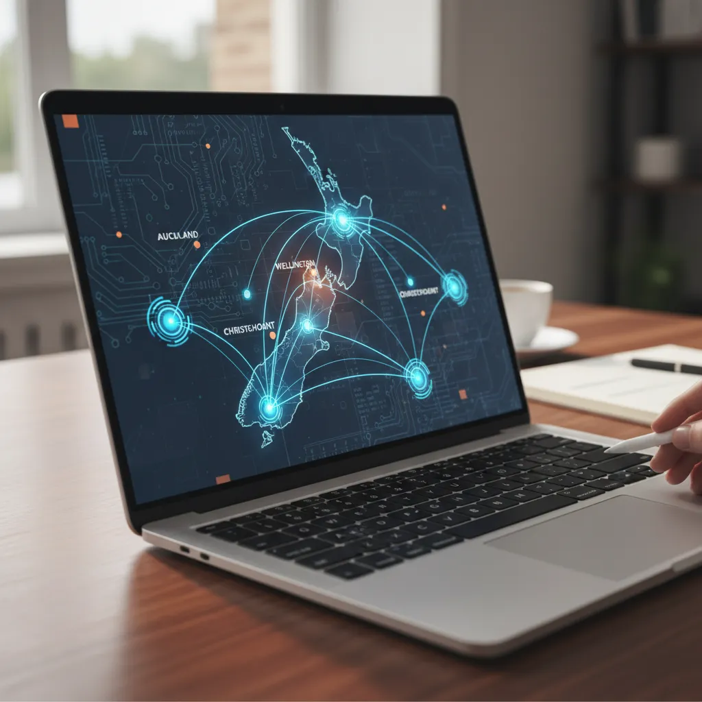 New Zealand Digital Connectivity Map