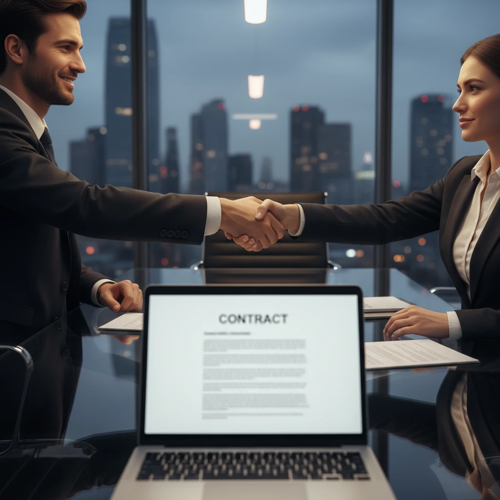 Professional domain brokerage negotiation and deal closing