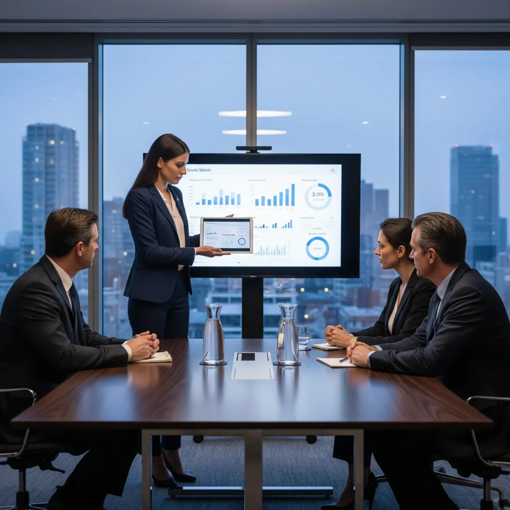 Domain broker presenting valuation strategy