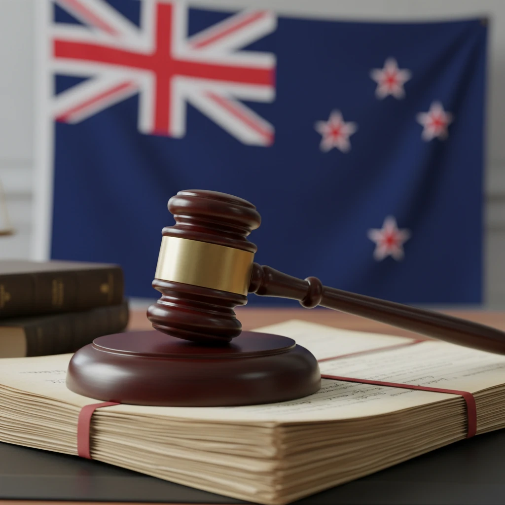 Legal gavel and documents for domain dispute resolution
