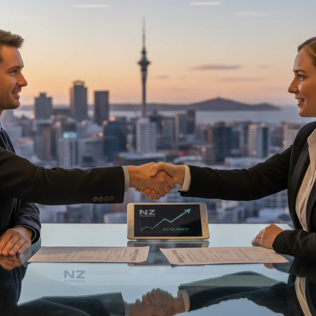 Premium domain brokerage for business name ideas nz