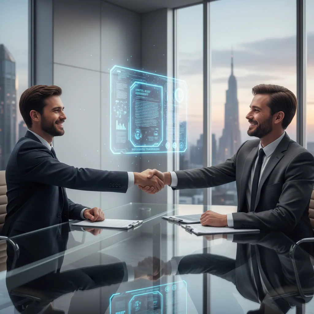 Negotiating domain purchase