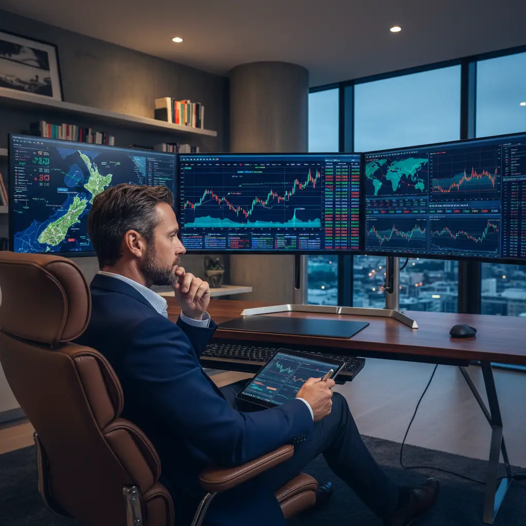 Domain investor analyzing market trends