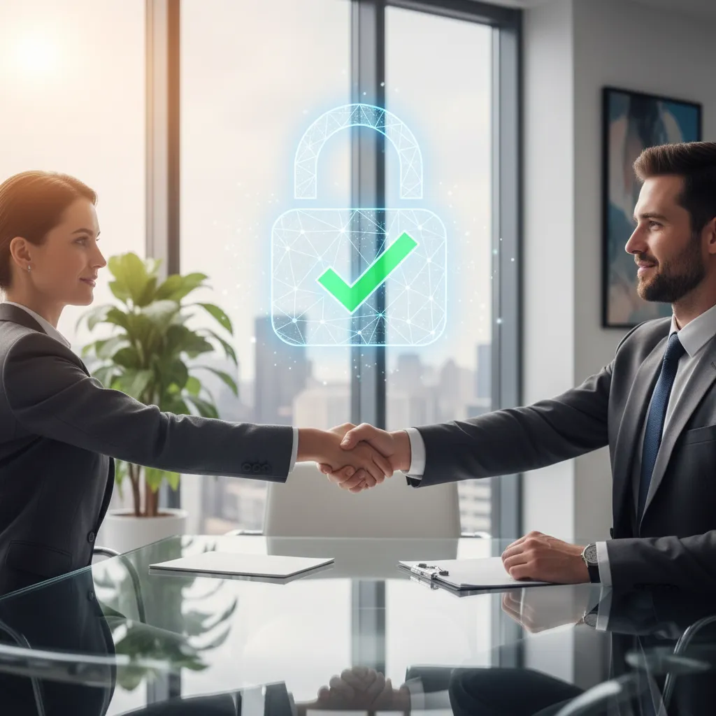 Secure domain transfer and deal closing